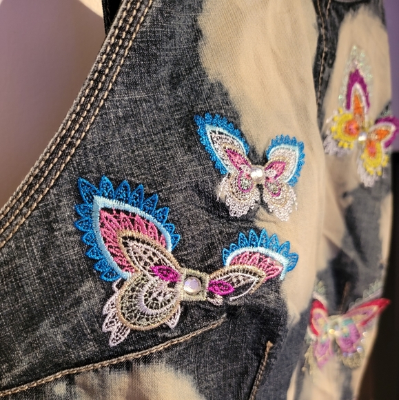 BNWT y2k style Cappopera Italian brand denim dress - Picture 3 of 7